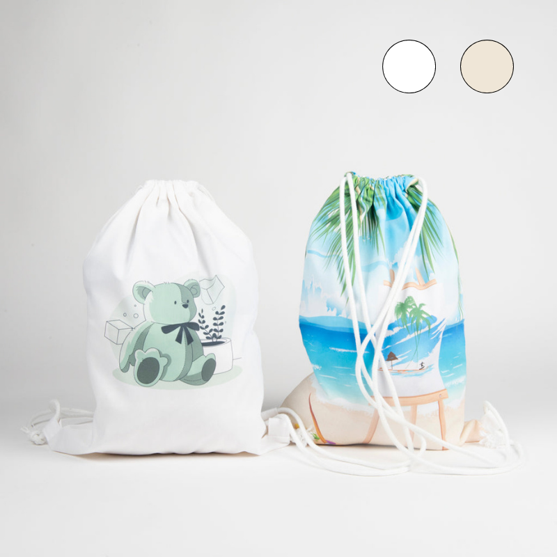 Drawstring backpack - digital print