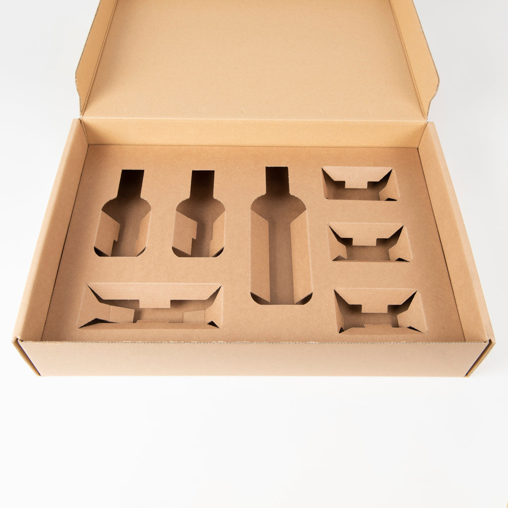 Basetta interna per scatole ecommerce Luxpack - stampa a caldo o offset