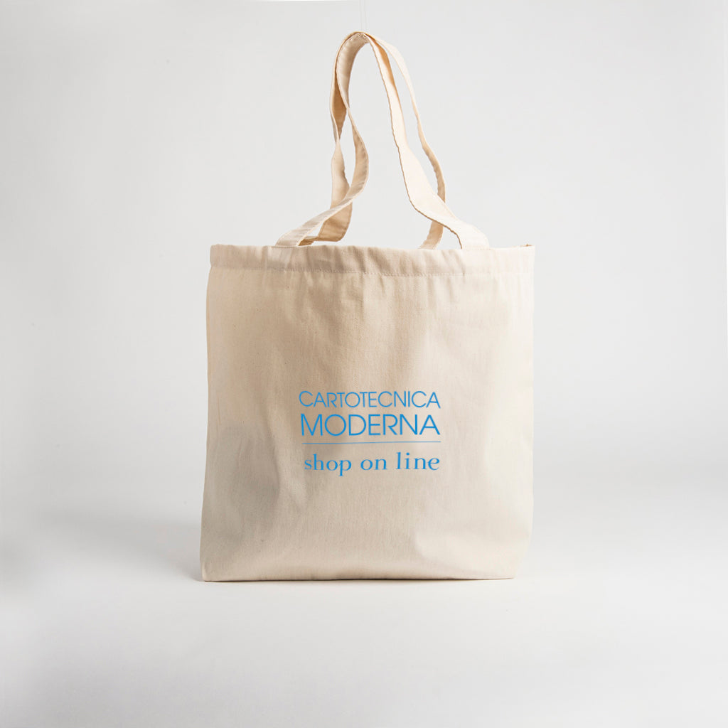 Shopping bag in cotone - stampa serigrafica su area predefinita