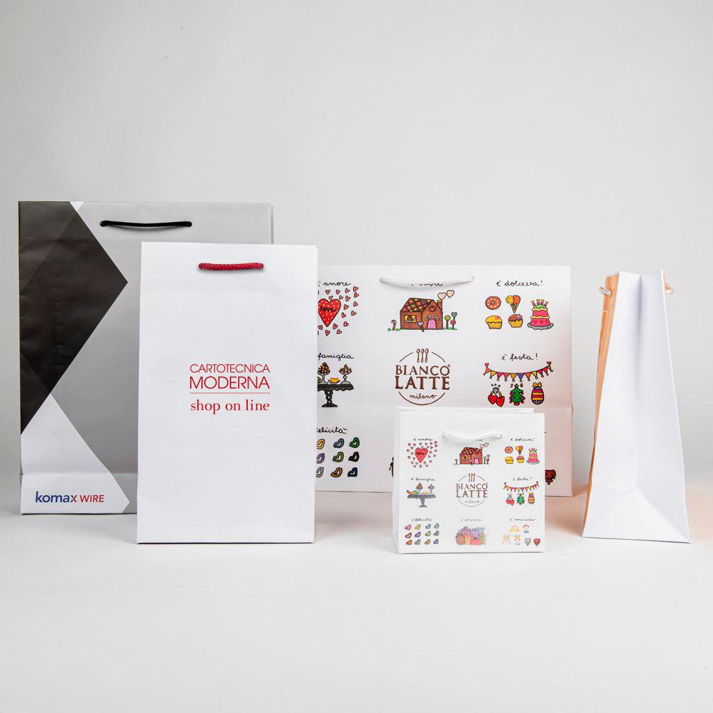 Shopping Bag Lusso plastificata - stampa digitale su intera superficie