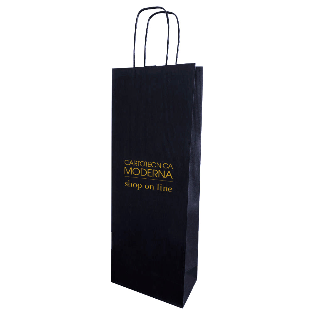 Shopping Bag Portabottiglia Color - stampa flexo o a caldo