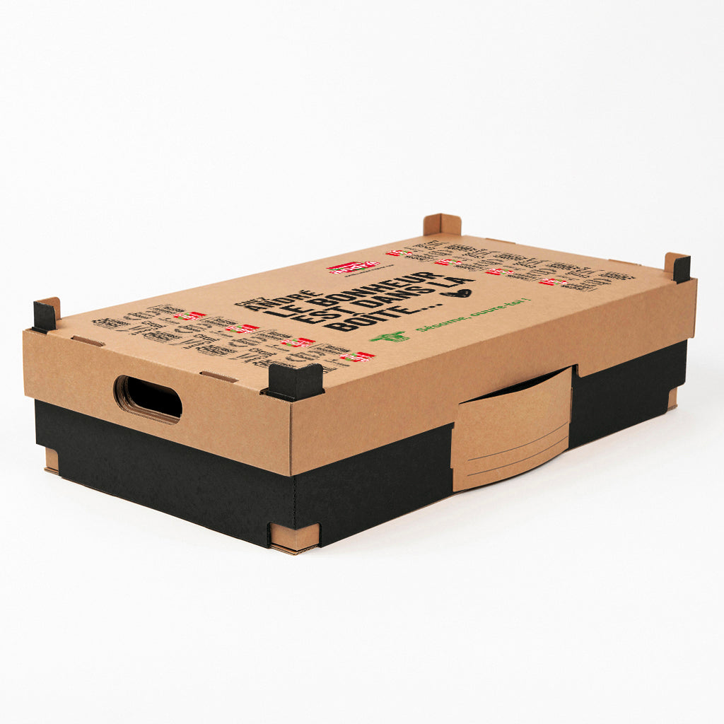 Matte Food Delivery takeaway boxes - offset printing