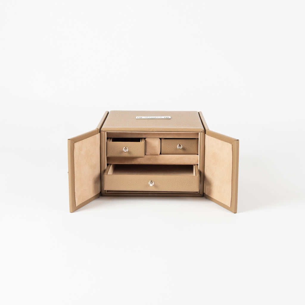 CLOSET – Set di 2 scatole da armadio in lino – Cartotecnica