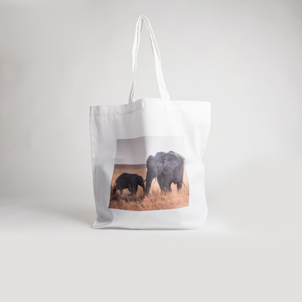 Cotton shopping bag - digital print on a predefined area