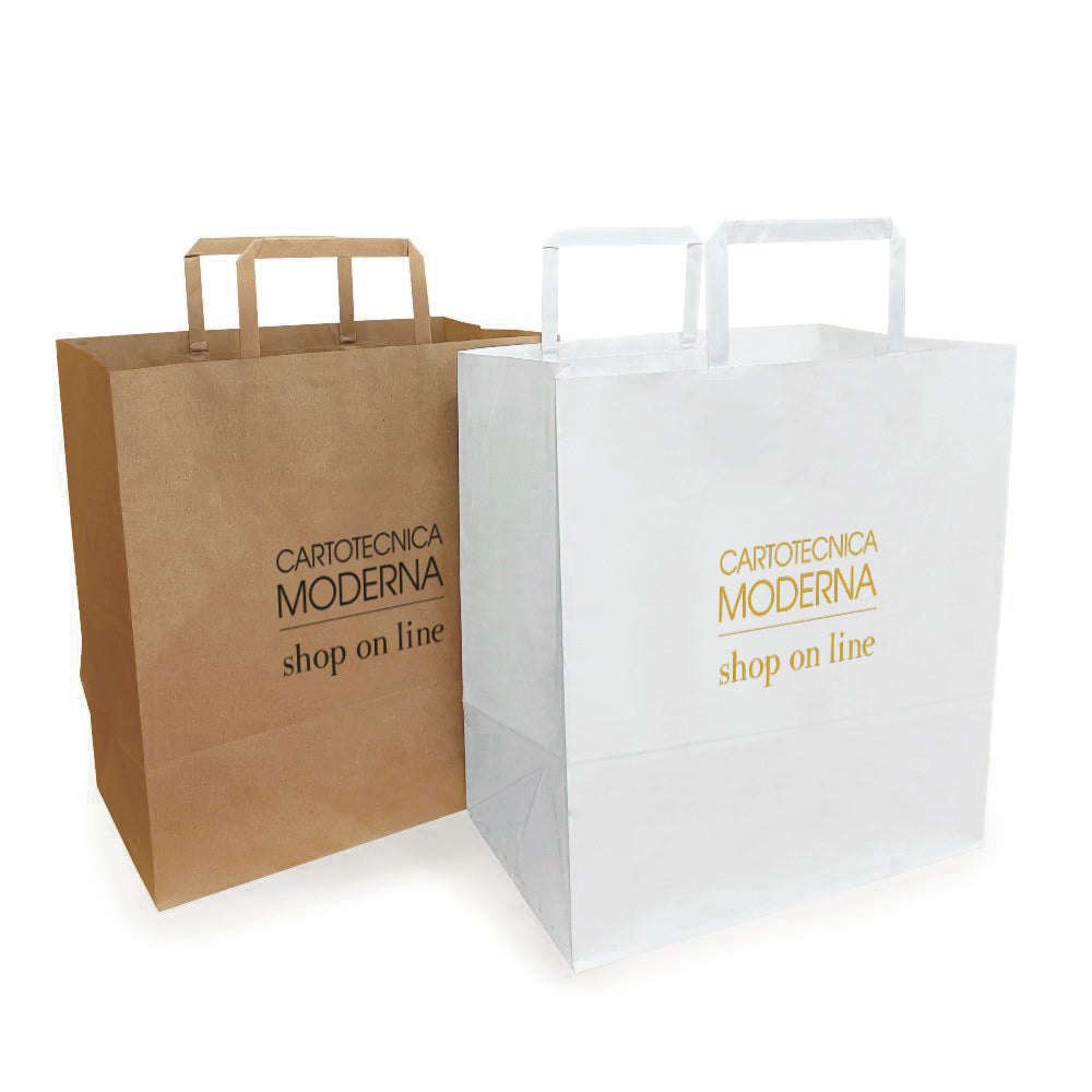 Shopping Bag Food con fondo stretto - stampa flexo su un lato
