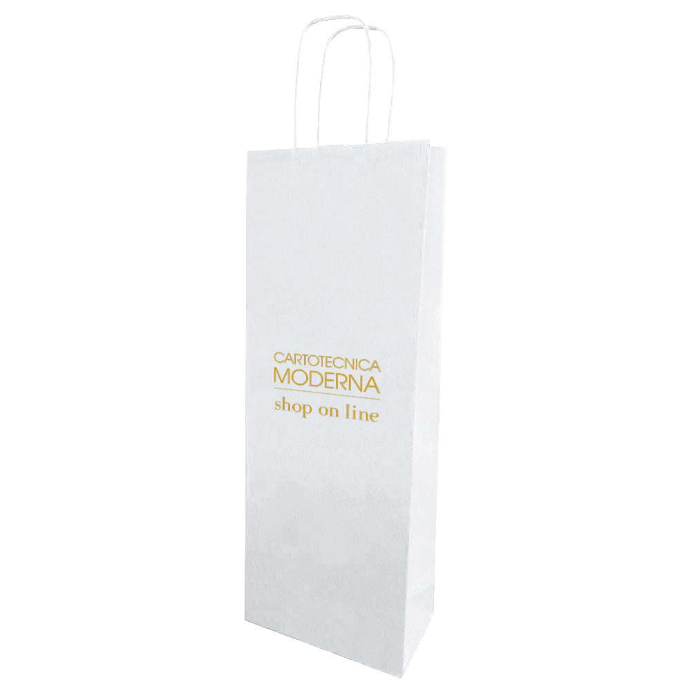 Shopping Bag Basic White - digital printing on a predefined area